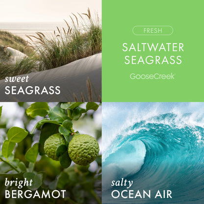 Saltwater Seagrass 3-Wick Candle