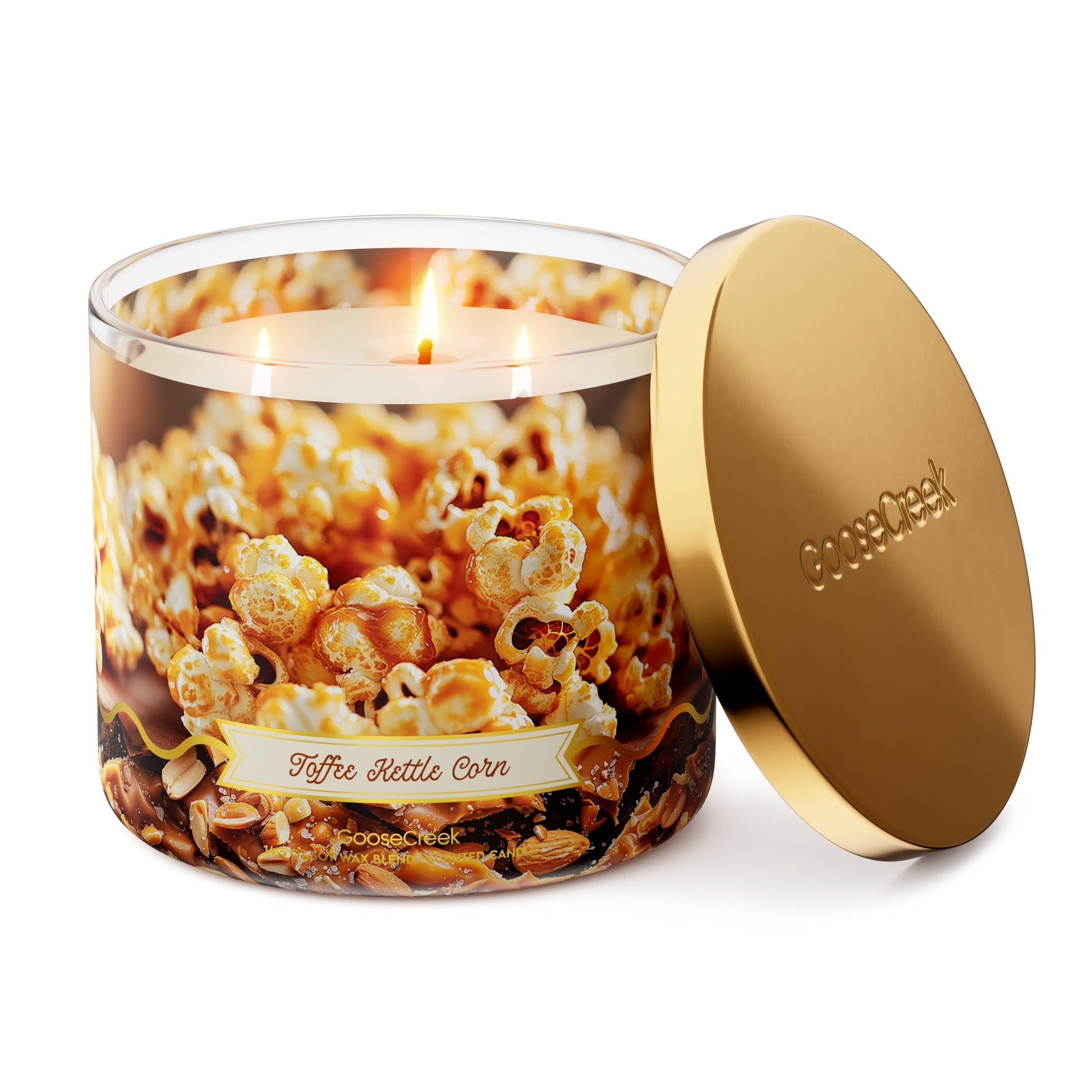 Toffee Kettle Corn 3-Wick Candle